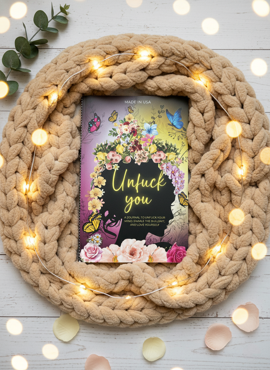 Unf*ck You Journal – Funny Guided Self-Love & Gratitude Notebook for Women | Self-Help, Mental Health & Self-Care Gift