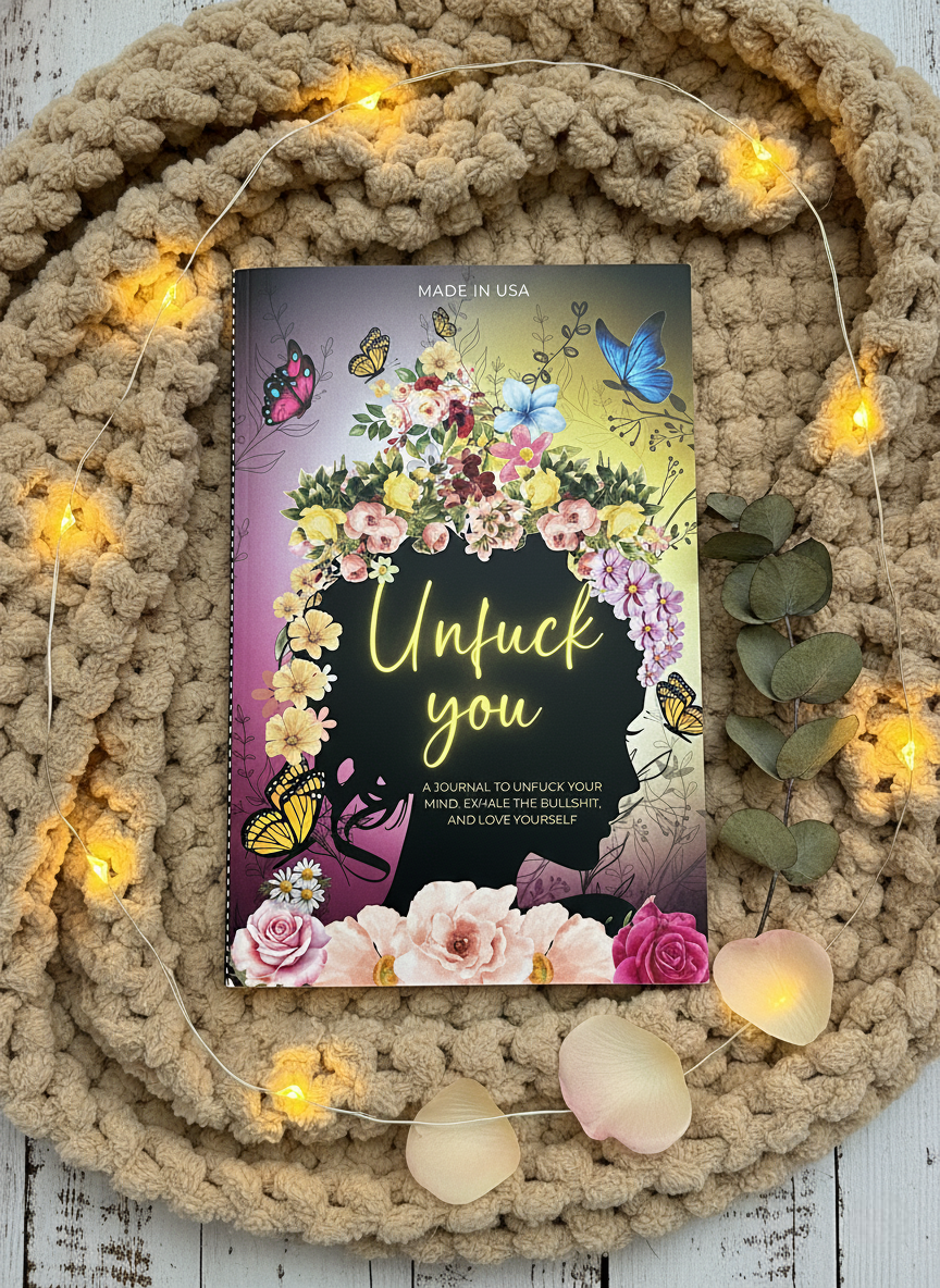 Unf*ck You Journal – Funny Guided Self-Love & Gratitude Notebook for Women | Self-Help, Mental Health & Self-Care Gift