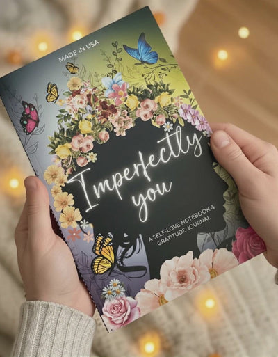 Imperfectly You Journal – Guided Self-Love & Gratitude Notebook for Women | Stop Overthinking & Calm Anxiety | Self-Care & Self-Help Book
