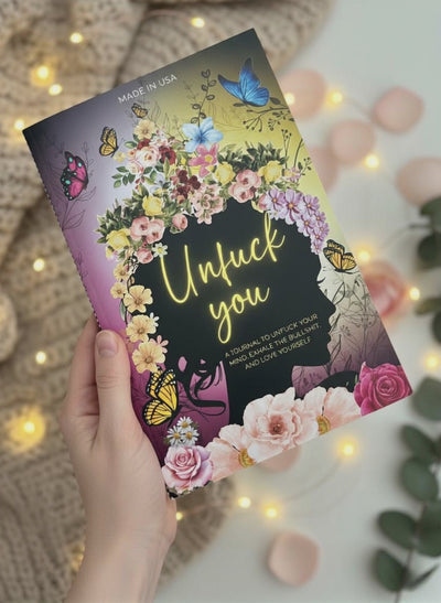 Unf*ck You Journal – Funny Guided Self-Love & Gratitude Notebook for Women | Self-Help, Mental Health & Self-Care Gift